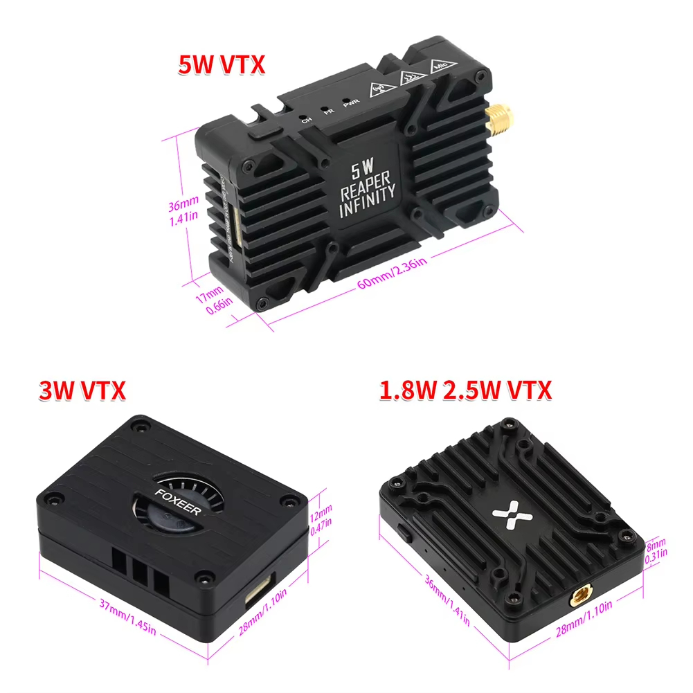 Foxeer Reaper Extreme Infinity - đánh giá và giá Foxeer Reaper Extreme 2.5W Vtx
